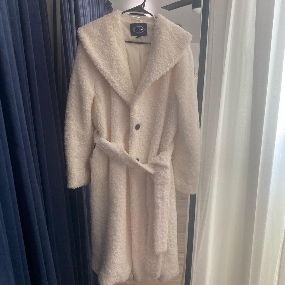 Cozy White Teddy Jacket